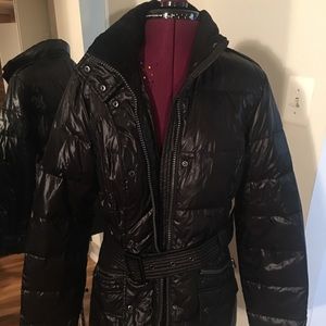 Yessica Down Jacket with Belt